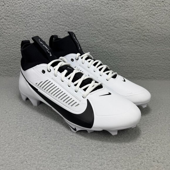 Nike Vapor Edge Pro 360 2 TB Mens 12.5 Shoes White Black Promo Football Cleats main image 5